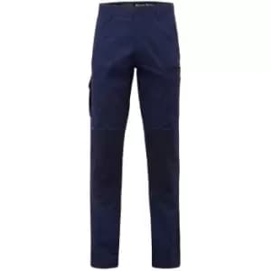 Hard Yakka - Mens Raptor Active Work Trousers (32R) (Navy)