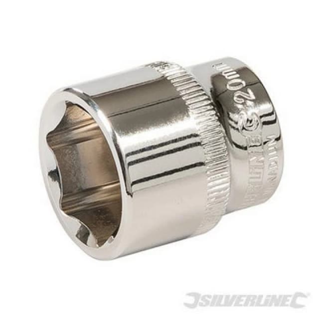Silverline Socket 3/8" Drive 6pt Metric - 19mm