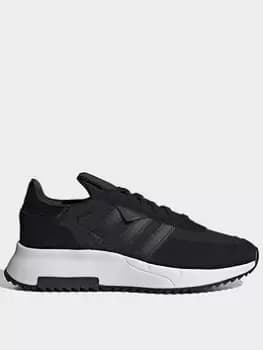 adidas Originals Retropy F2 - Black/White, Size 4, Women