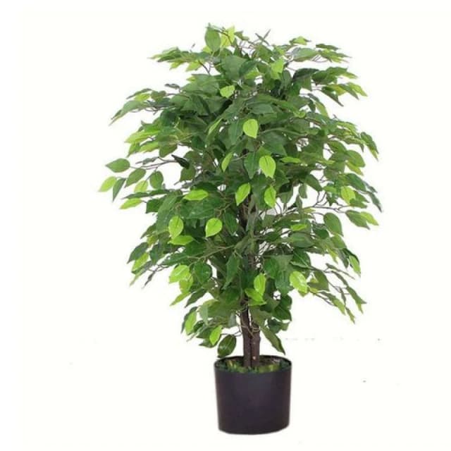 Leaf 90cm Leaf Realistic Artificial Ficus Tree / Plant Green
