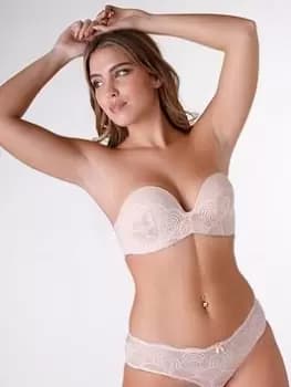 Wonderbra Refined Glamour Ultimate Strapless Bra - Cream, Size 32D, Women