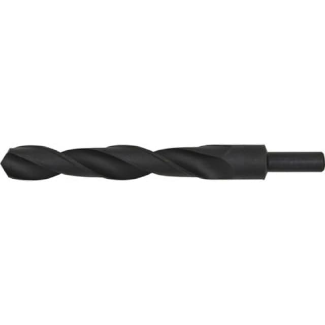 Loops 22.5 x 220mm HSS Roll Forged Blacksmith Drill Bit - Reduced Shank - 155mm Flute Black