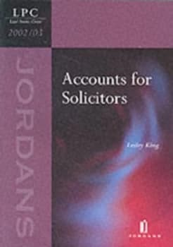 Accounts for Solicitors by Lesley King and College of Law Paperback