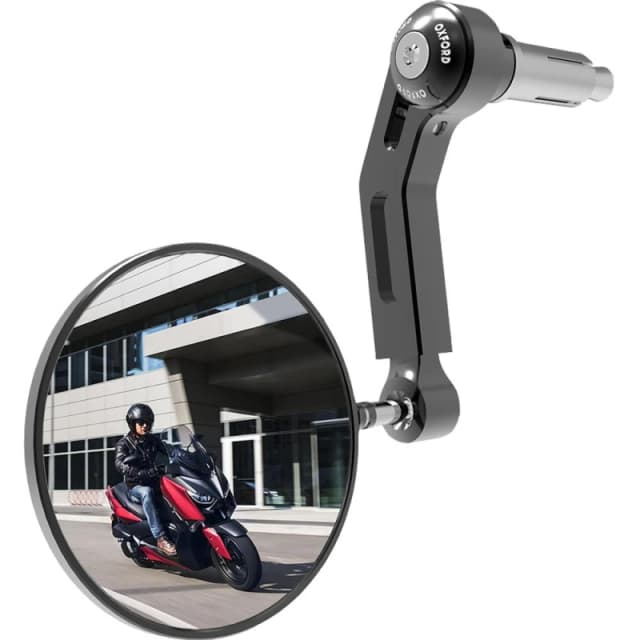 Oxford Premium Aluminium Motorcycle Bar End Mirror Right