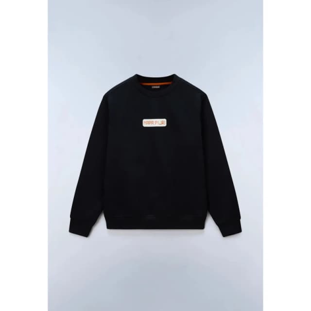 French terry sweatshirt Napapijri Sol Noir Male XS