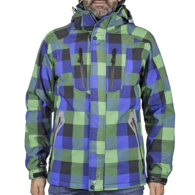 Peak Mountain Softshell jacket Peak Mountain Cina Vert Male M CINA-VERT