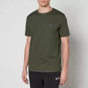 BOSS Orange Tales Logo-Appliqued Cotton-Jersey T-Shirt - M