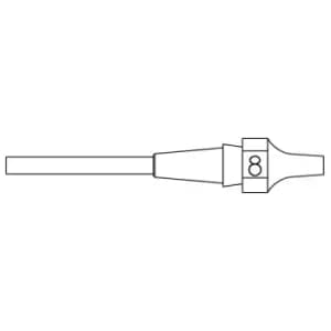 Weller Xds 8 Nozzle, 10.5Mm, 1.5Mm, Desoldering