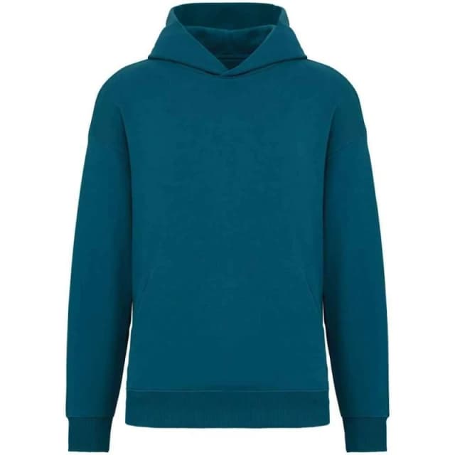 Native Spirit Mens Oversized Hoodie in Bottle Green Size: XS Bottle Green Male XS