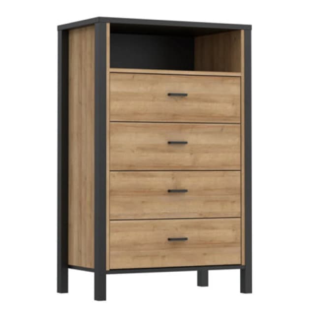 Furniture To Go High Rock Chest of Drawers Black