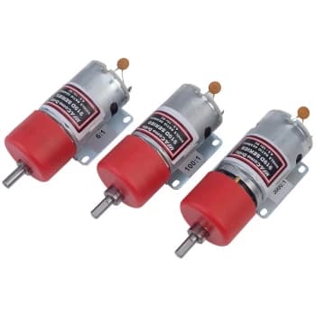 MFA Gearbox and Motor 50:1 - 4.5 to 15V