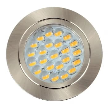 Voyager Satin Nickel Recessed LED Downlight in Cool White