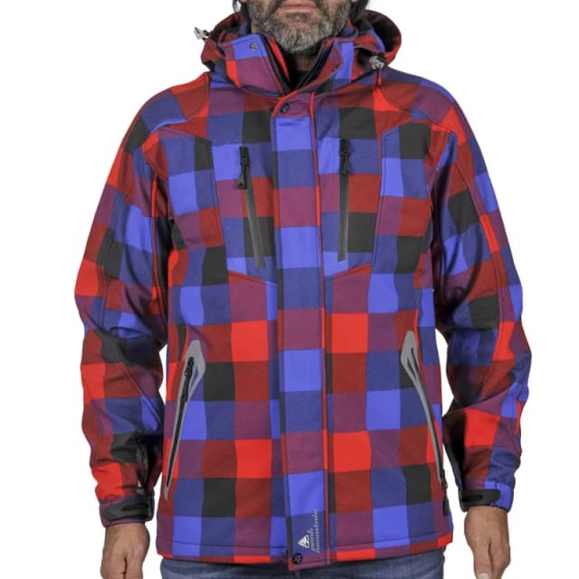 Peak Mountain Softshell jacket Peak Mountain Cina Bleu Male XL CINA-BLEU
