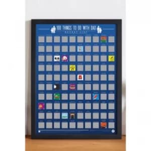 100 Things To Do with Dad Bucket List Poster