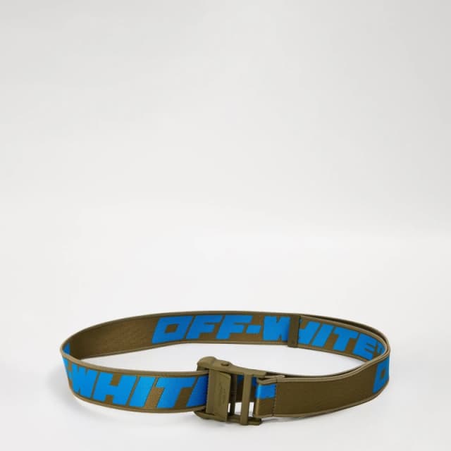 Off White Mens - Graphic Fabric Belt Green/Navy male One Size