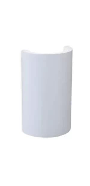 Gallery LED 2 Light Round Plaster Indoor Wall Light White