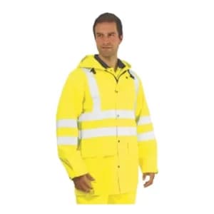 2XL Monoray Hi-vis Yellow Jacket