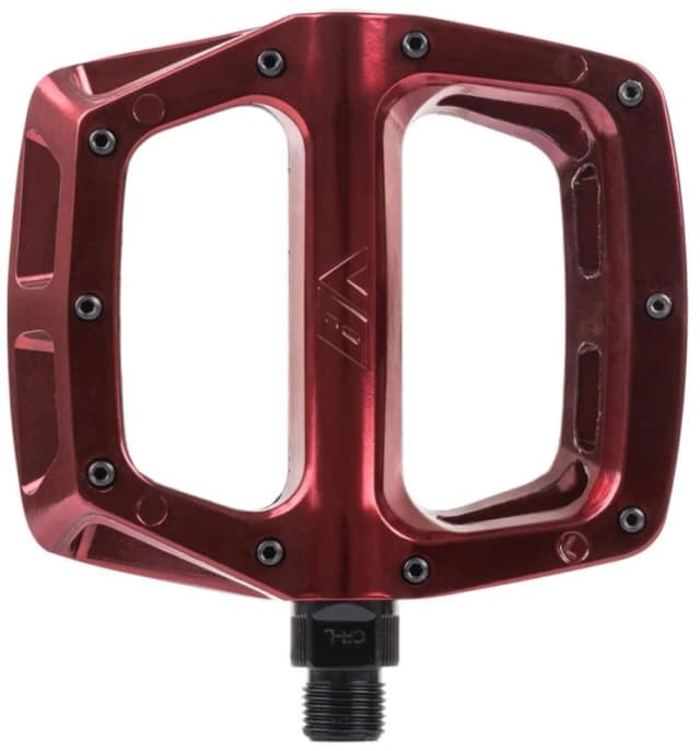 DMR V8 Flat Pedals One Size Electric Red - Cycles UK