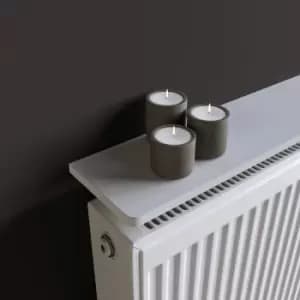 Easy Fit White Radiator Shelf 90 x 15 x 1.8cm