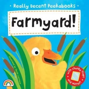 Farmyard Peekabook by Sarah Lawrence Hardback