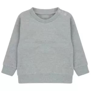 Larkwood Childrens/Kids Sustainable Sweatshirt (12-18 Months) (Heather Grey)