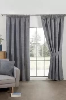 Aztec Pencil Pleat Curtains Curtain Pair