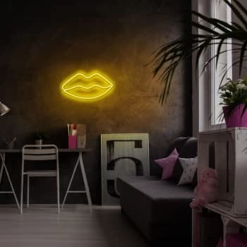 Lips - Yellow Yellow Wall Lamp