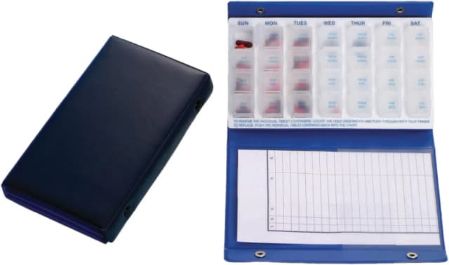 AIDAPT 7 Day / Week Day 4 Compartment Pill Dispenser ELV-123874