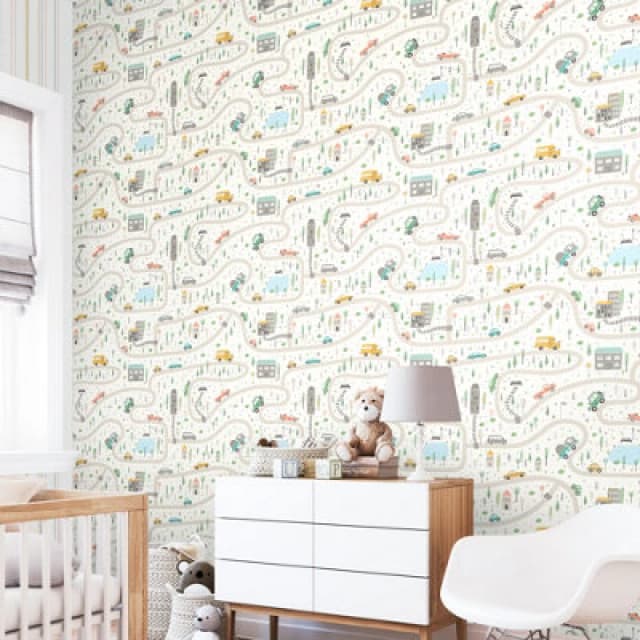 Hoopla Walls Road Trip Popcorn 10M Wallpaper