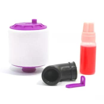 Fastrax 1/10Th Air Filter Re-Buildable - Purple