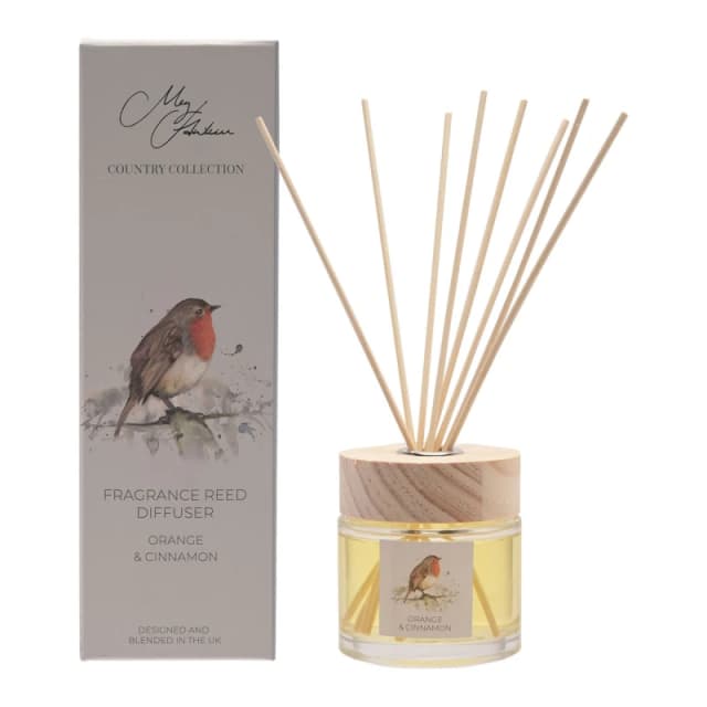 Meg Hawkins 150g Diffuser - Robin Orange & Cinnamon Multi