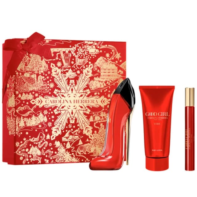 Carolina Herrera Very Good Girl Gift Set 80ml Eau de Parfum + 100ml Body Lotion + 10ml EDP