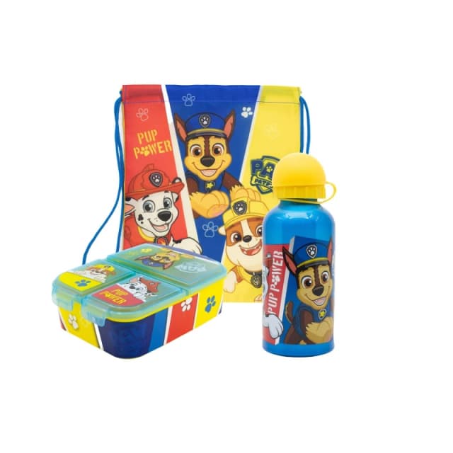 Paw Patrol Paw Patrol Lunch Set With Bag Yellow