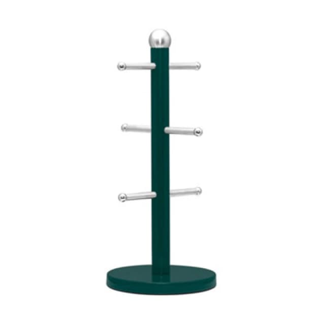 Innoteck Essentials Stainless Steel Mug Tree With 6 Hooks - Green