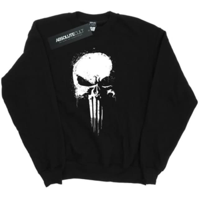 Marvel The Punisher Spray Skull Sweatshirt Black female