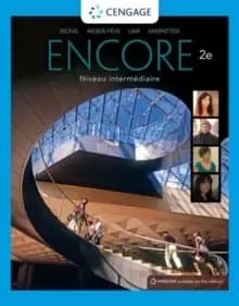 Encore Intermediate French, Student Edition : Niveau intermediaire