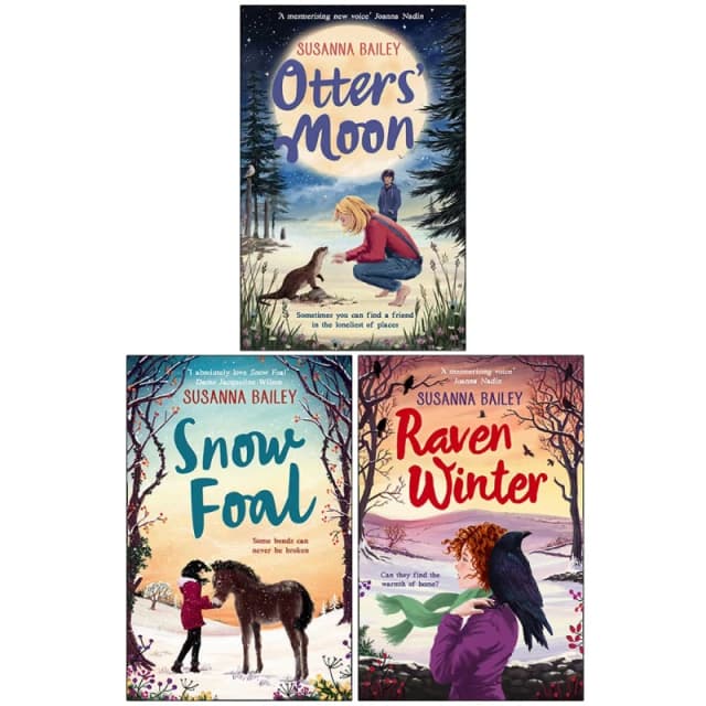 Susanna Bailey 3 Book Set Raven Winter, Otters' Moon, Snow For 8 To 12 Readers Ideal Gift Susanna Bailey Books