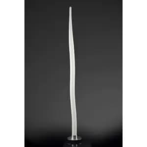 Estalacta 1 Light GU10 Indoor / Outdoor Floor Lamp IP44, silver / opal white
