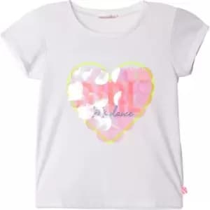 Billieblush / Billybandit U15864-10B Girls Childrens T shirt in White ans,4 years,5 years,6 years,10 years,12 years