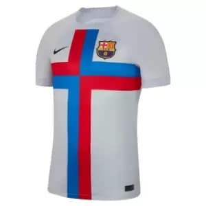 Nike FC Barcelona 2022/23 Stadium Third Football Shirt 2022/2023 Mens - Grey