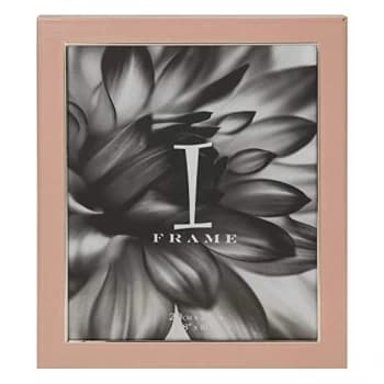 8" x 10" - iFrame Pink Epoxy & Silver Plated Photo Frame
