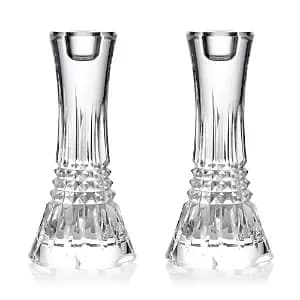 Waterford Lismore Diamond Essence 7 Candlesticks, Set of 2