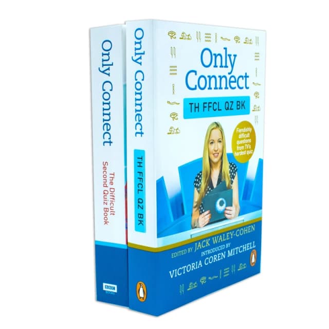 Only Connect Collection 2 Books Set By Jack Waley-Cohen (The Difficult Second Quiz Book, The Official Quiz Book) Jack Waley-Cohen Books