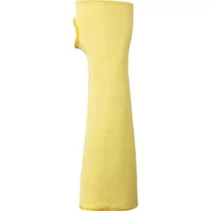 Kevlar Sleeve, Cut Resistant, with Thumb-slot, Yellow, 14" (Single)