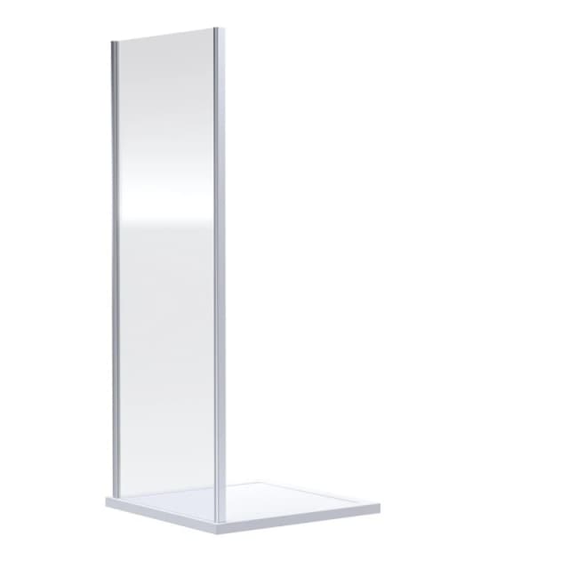 nuie Rene 1900 x 1000mm Side Panel - Chrome, Silver SMSP10-E6