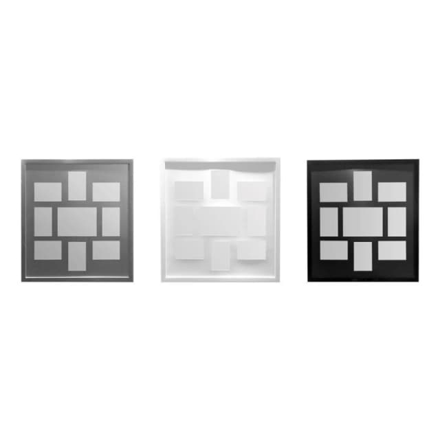 Premier Housewares Maren 9 Multi Photo Frame White