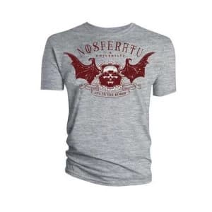 School of Horror - Nosferatu University Womens Large T-Shirt - Grey