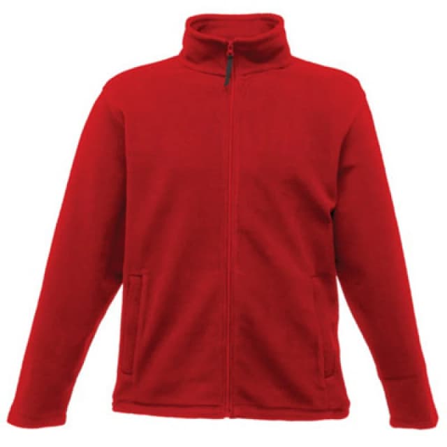 Regatta Professional Mens Plain Micro Fleece Full Zip Jacket (Layer Lite) in Red Size: Small Red Male S