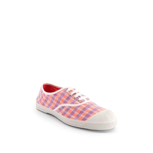 Bensimon Womens Trainers Bensimon Lacets Summer Checks Jaune Female 36