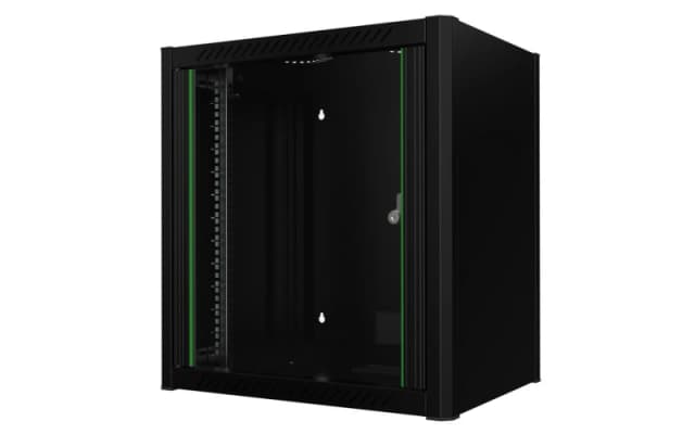 Lanview RWM12U45BL rack cabinet 12U Wall mounted rack Black